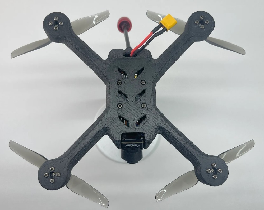 Wraith FPV Drone 4 Inch 3D Printed Drone Frame by ProgrammaDan
