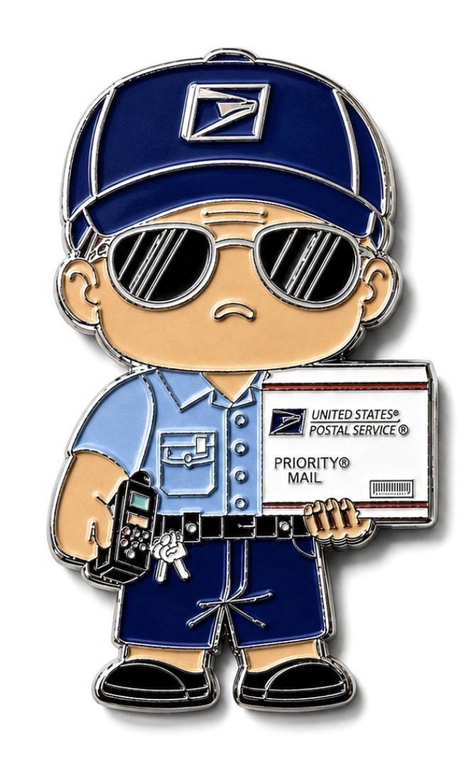 USPS Mini Postal Worker Challenge Coin United States Postal Service Mail Carrier