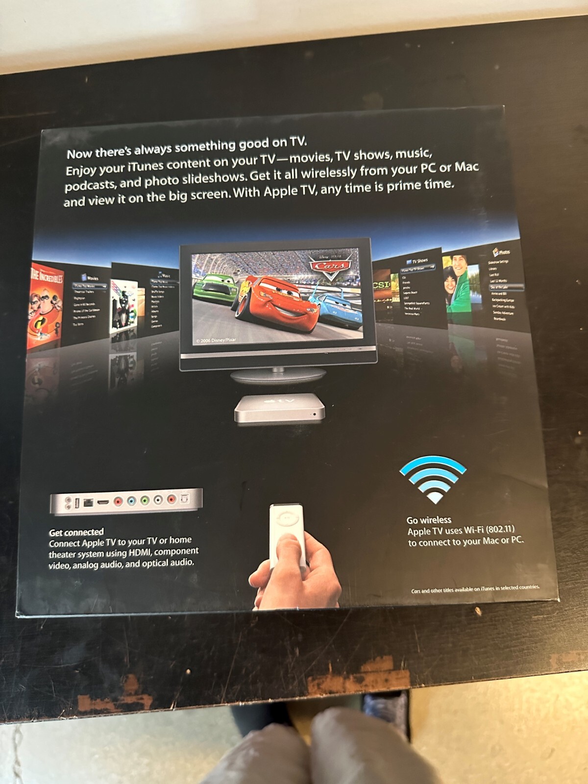 Empty Apple TV Box, Remote Left in Box