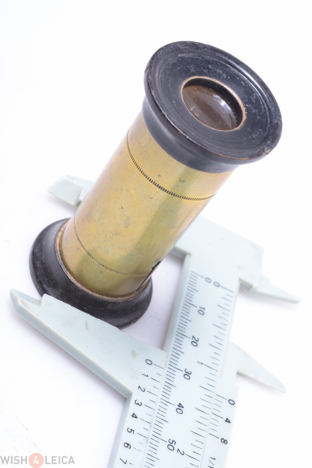 ✅ MICROSCOPE FRENCH SMALL  C. 1910 BRASS HAND, POCKET BOTANICAL MAGNIFIER