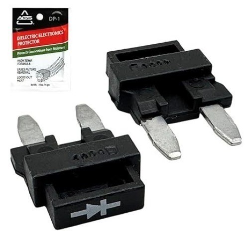 Genuine 12135037 / 02400104P (2-Pack Kit) 1A/400V Mini Blade Auto Size: 2-Pack