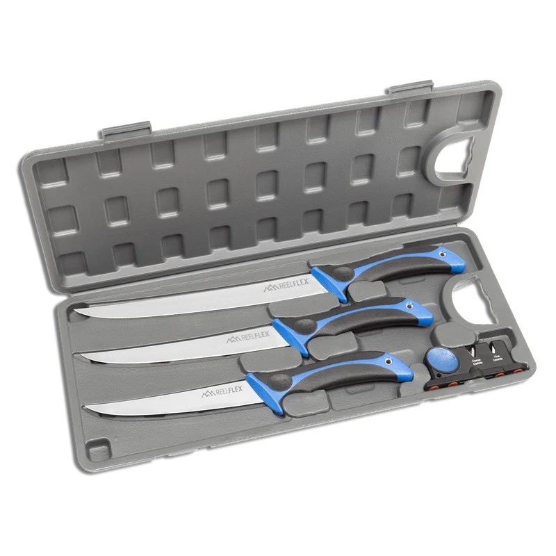 Outdoor Edge RFP-6 ReelFlex Pak 4-Piece Fillet Knife Set