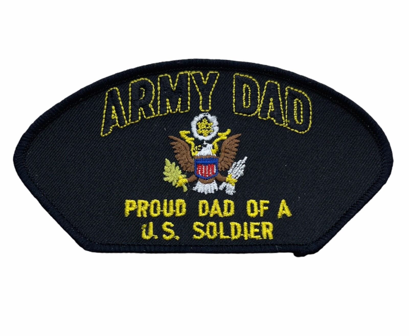Army Dad Proud Father of US Soldier 5 Inch Embroidered Patch H1772 F2D8R