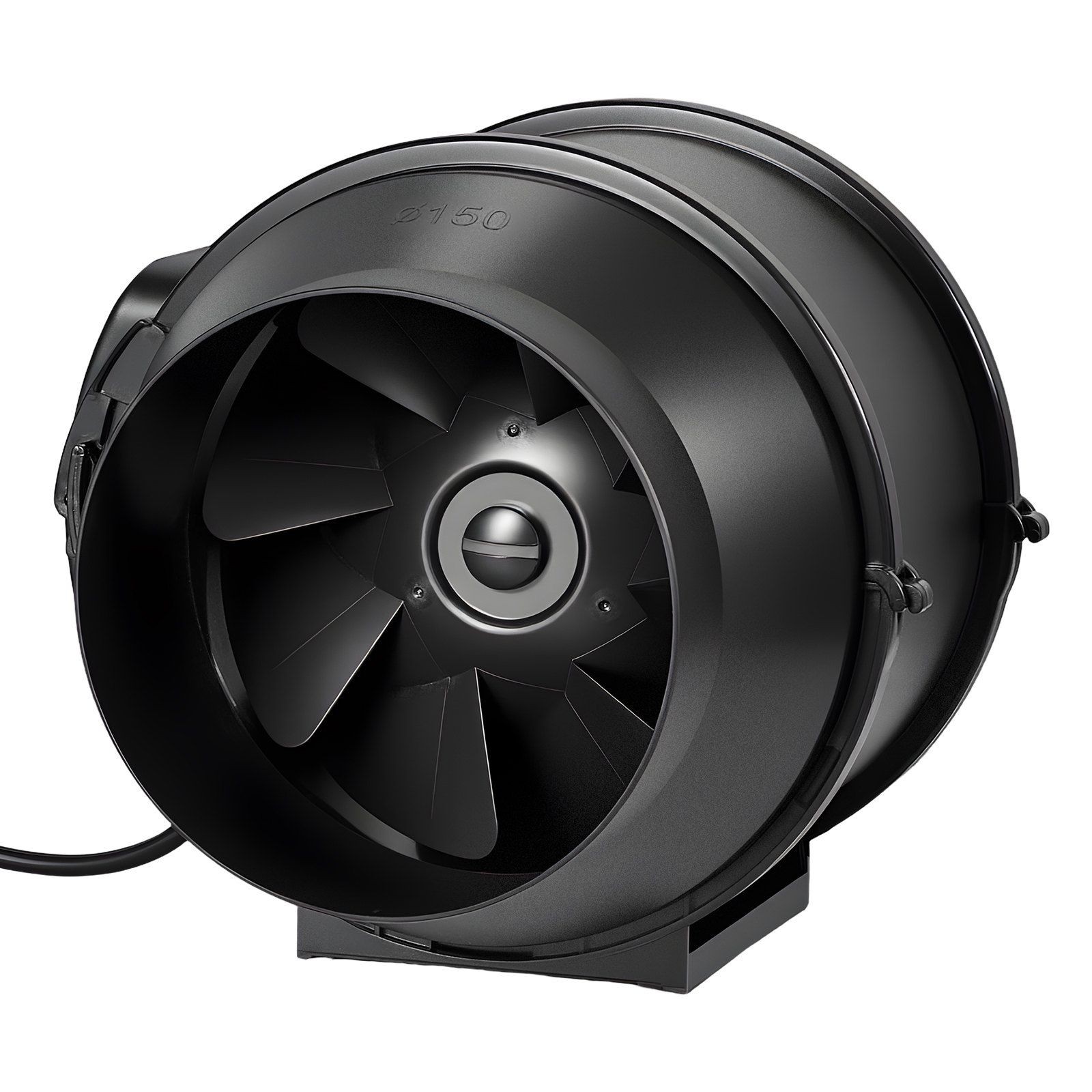 6in 380CFM Inline Duct Fan Pure Copper Motor Quiet Cooling Ventilation