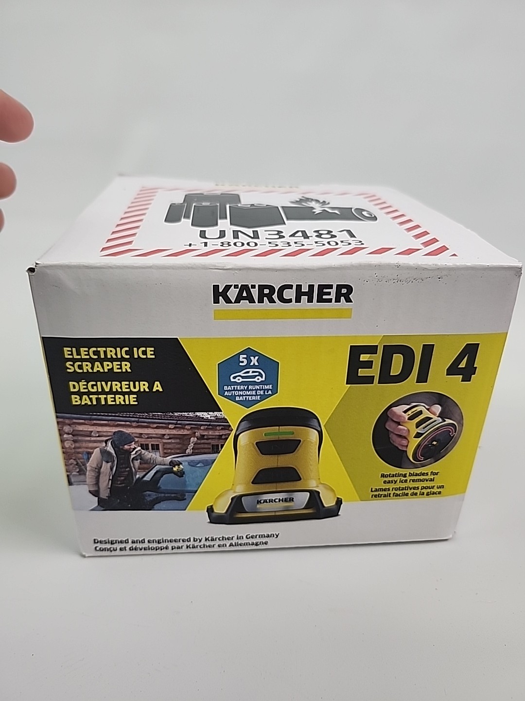 Karcher EDI 4 Cordless Handheld Ice Scraper #1.598-903.0