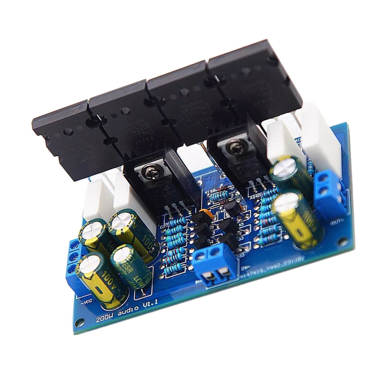DC 35-60V 200W Mono Power Amplifier Board HiFi PCB Audio Amp Module Replacement