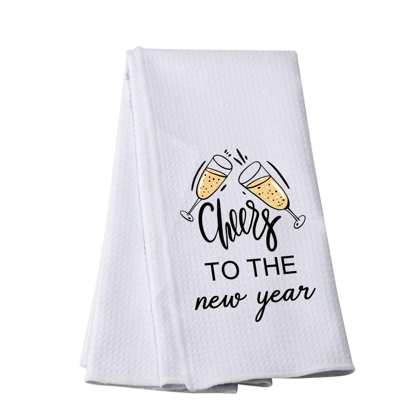 New Years Eve Party Kitchen Towel Cheers to The New Year Kitchen Towel Happy ...