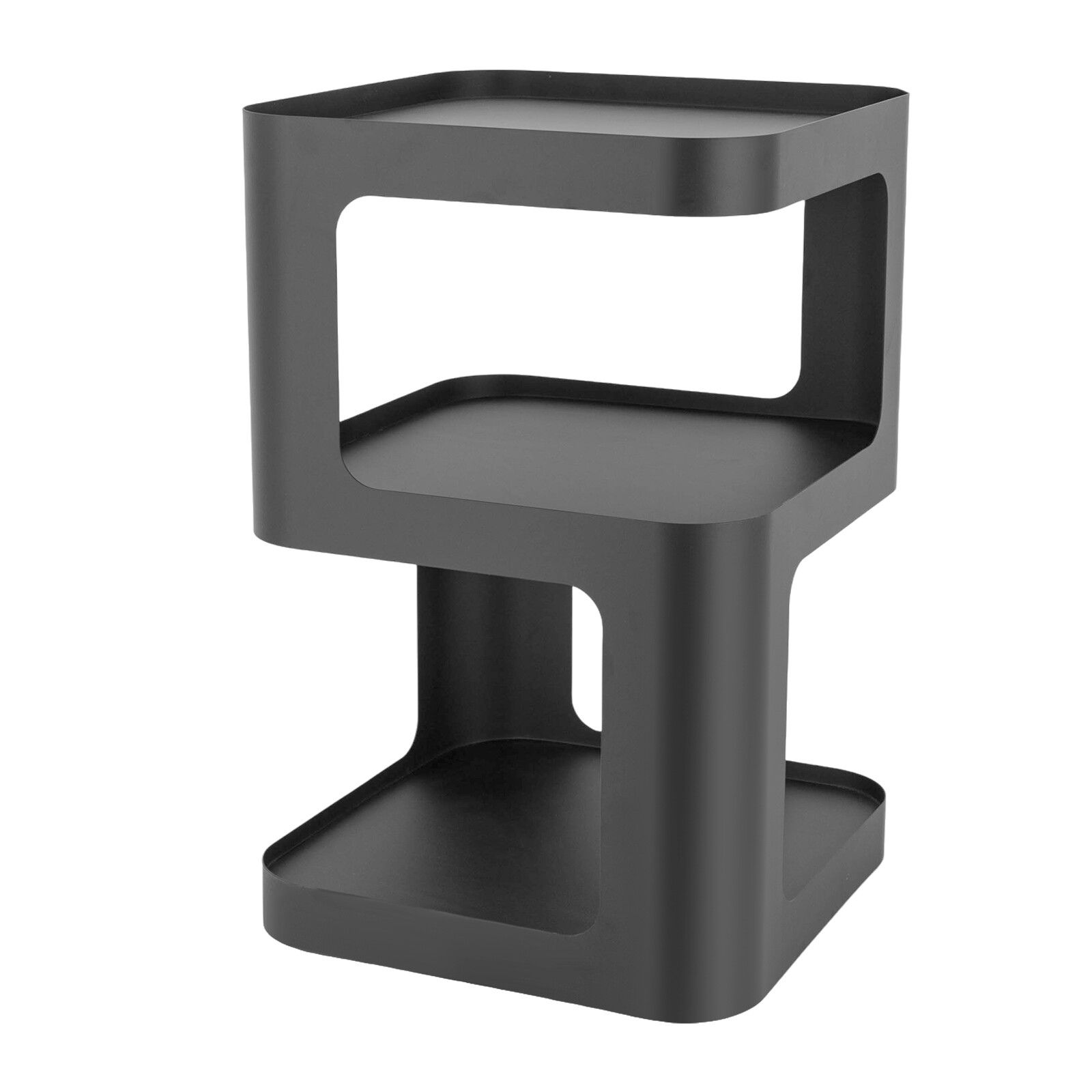 3 Tiers Coffee Table Modern Side Table Sofa Side End Table Bedside Tables Black