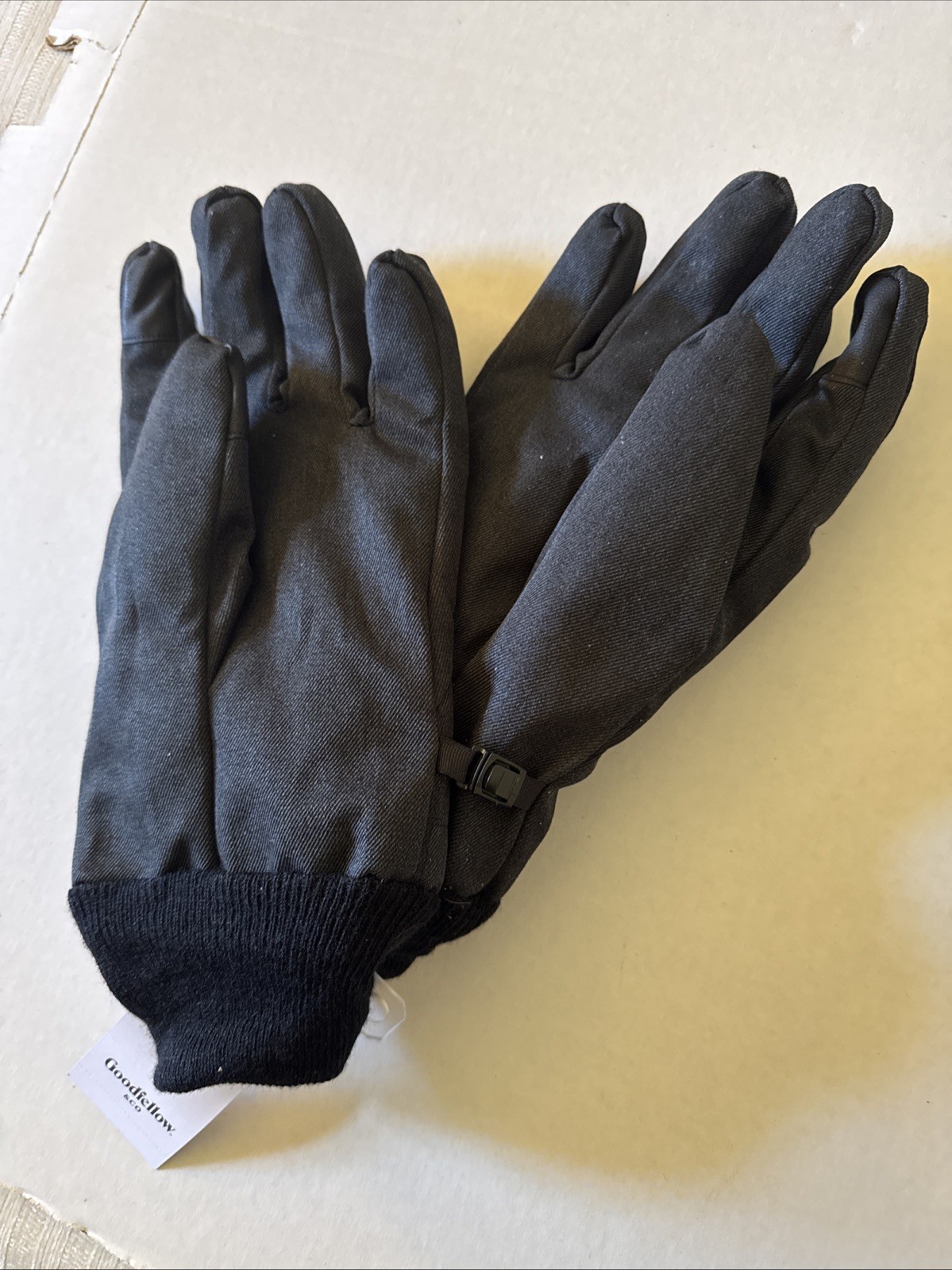 Goodfellow & Co Men's Gloves Gray Man Sizes Fleece Lined Warm NEW