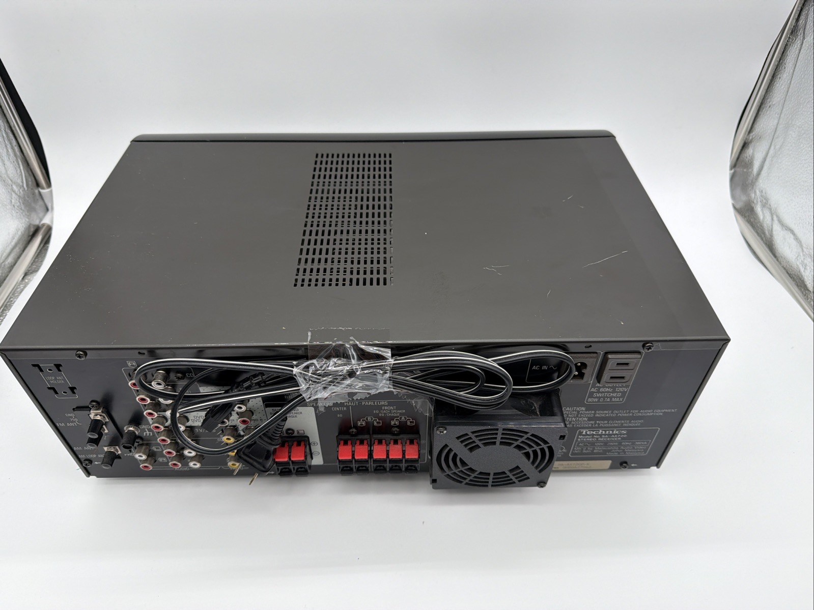 Technics SA-AX720 AV Control Stereo Receiver 100W/Ch - Phono Input- 6 Ch- Tested