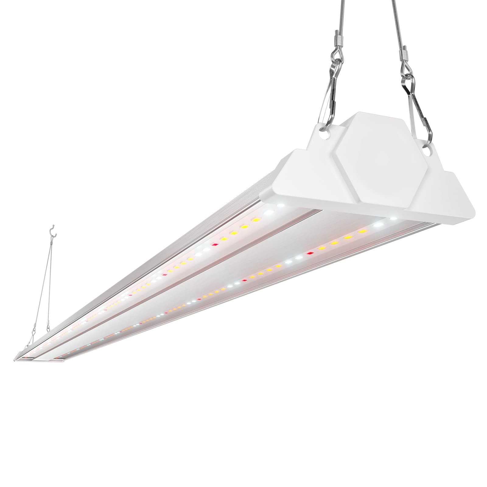 1 Pack 4ft LED Grow Light, 60W (350W Equivalent), Sunlike Full Spectrum Integ...