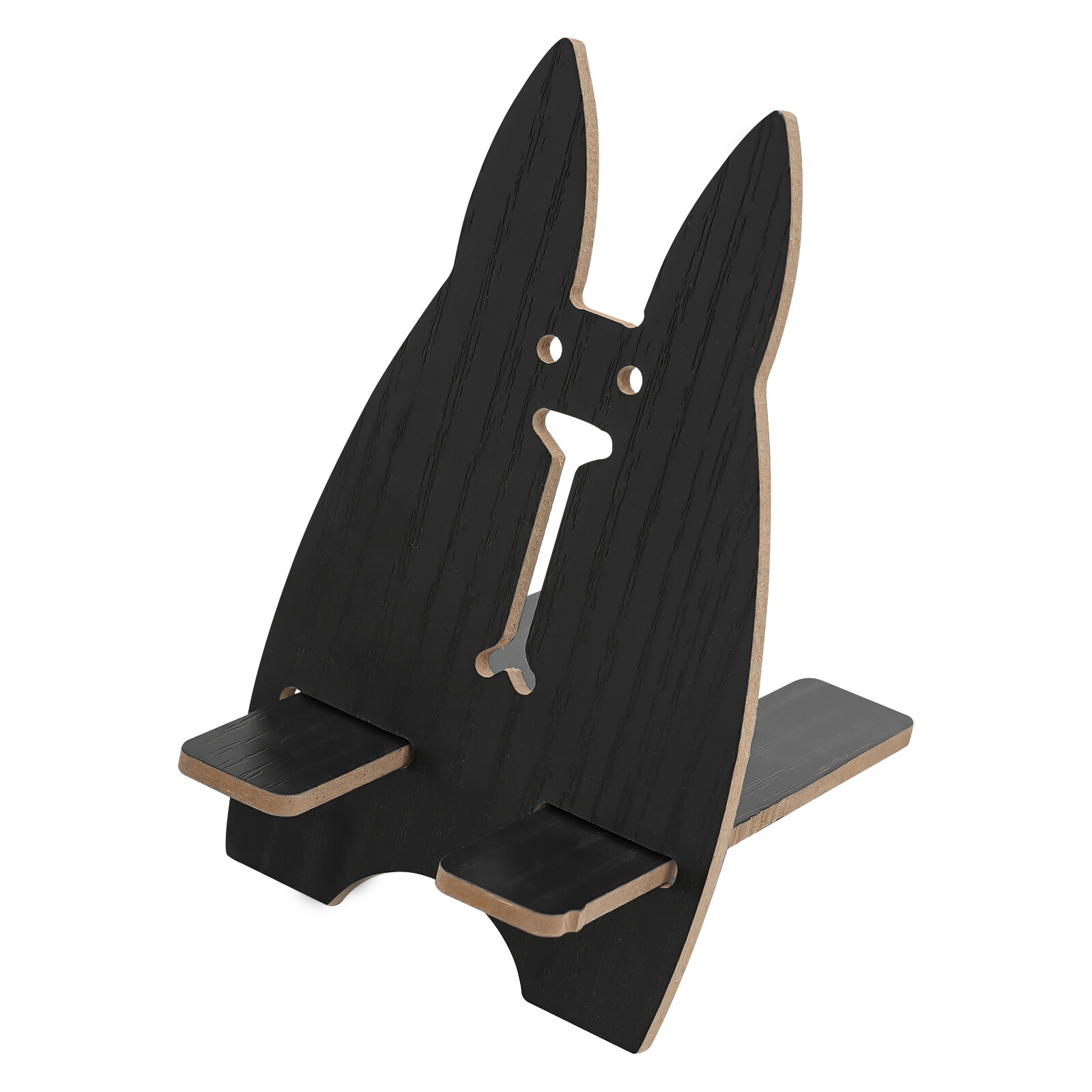 Lockable Drawer Monitor Riser with 180° Rotation – Black Desktop Organizer