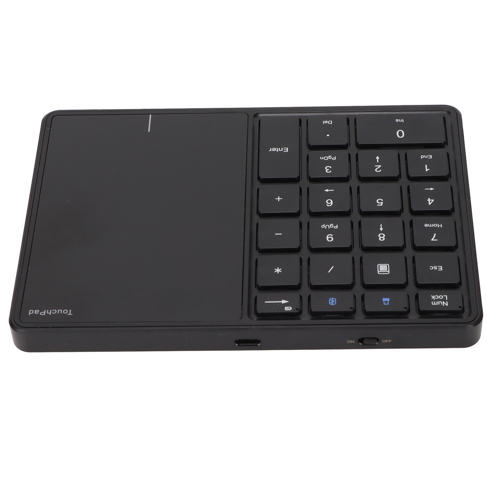 2 In 1 Wireless Number Pad Touchpad Portable BT4.2 For IOS Premium