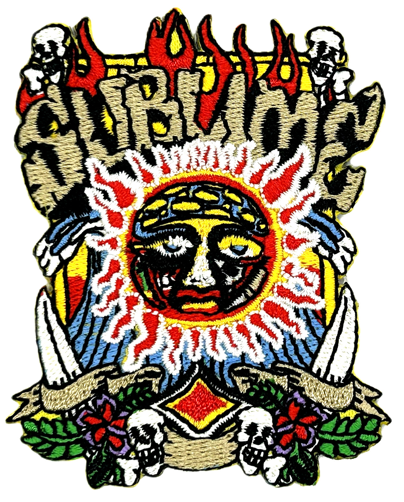 Sublime Rock Music Band Applique Embroidered Iron on Patch