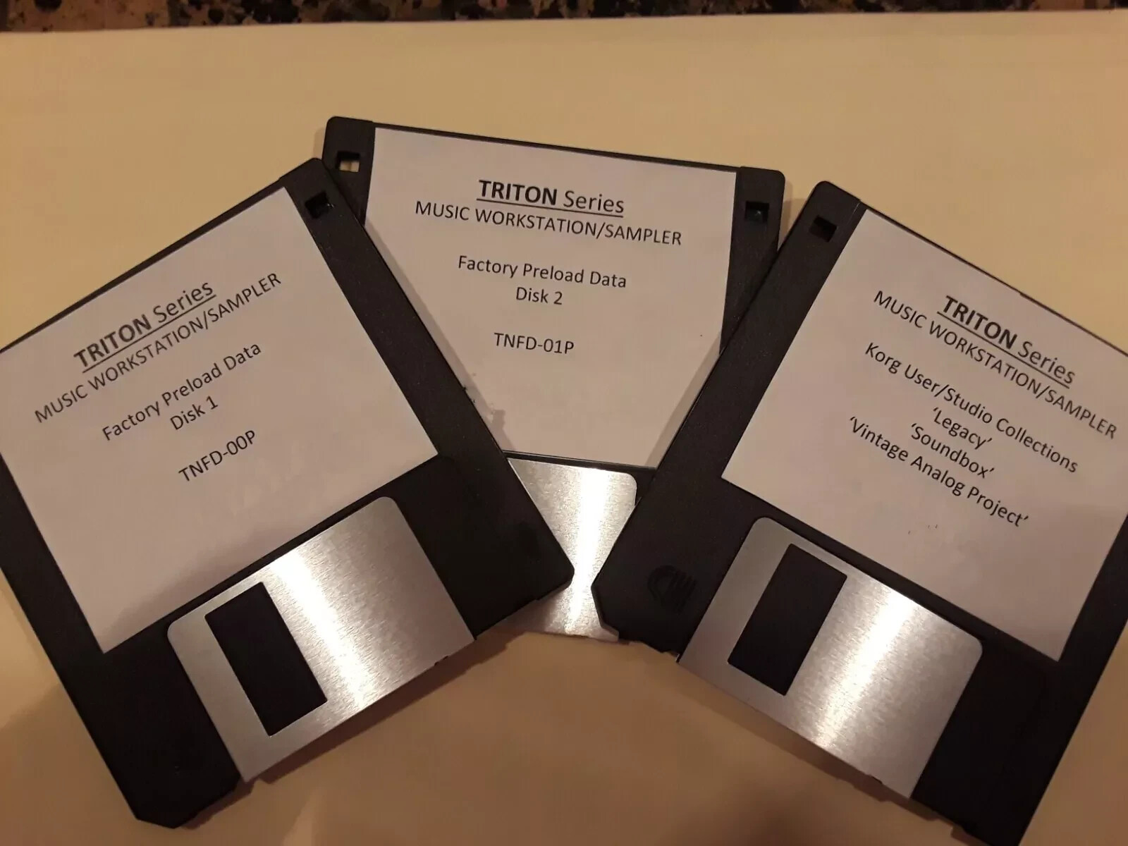 Factory Reset Disks and New Sound Collections-Korg Triton Classic/PRO/PROX
