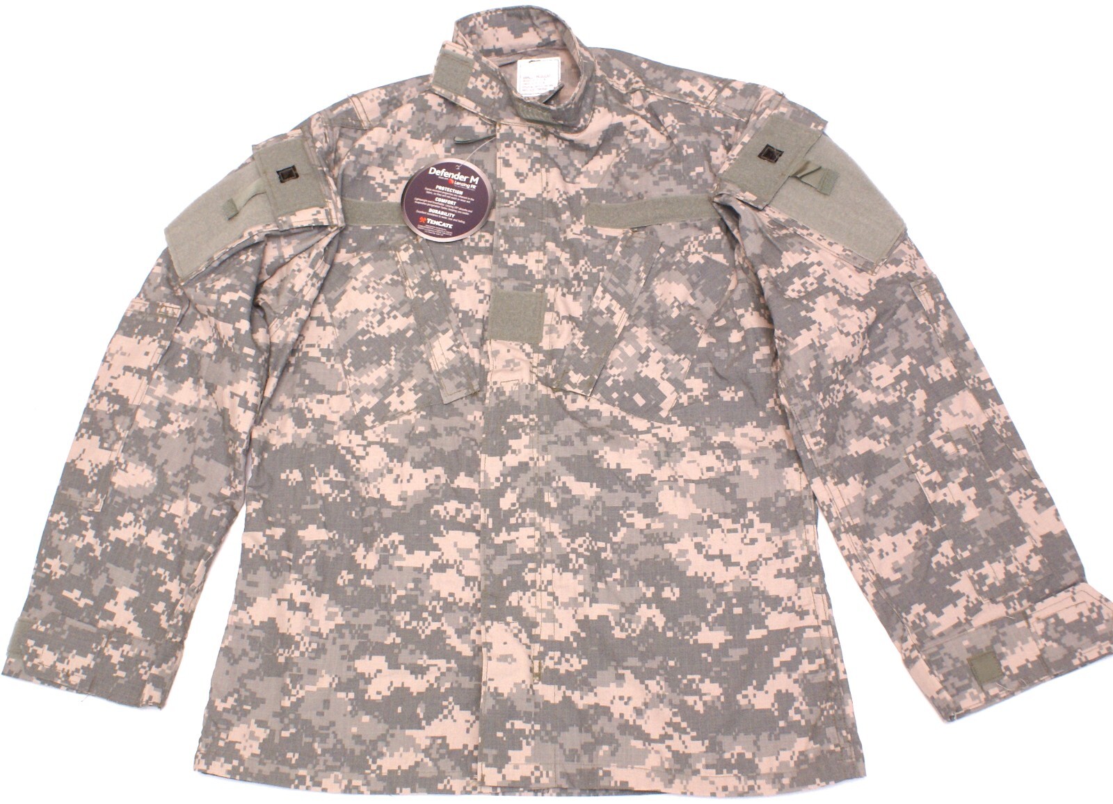 US Army Combat Coat Fire Resistant Camo FR Uniform Jacket, Small-Regular