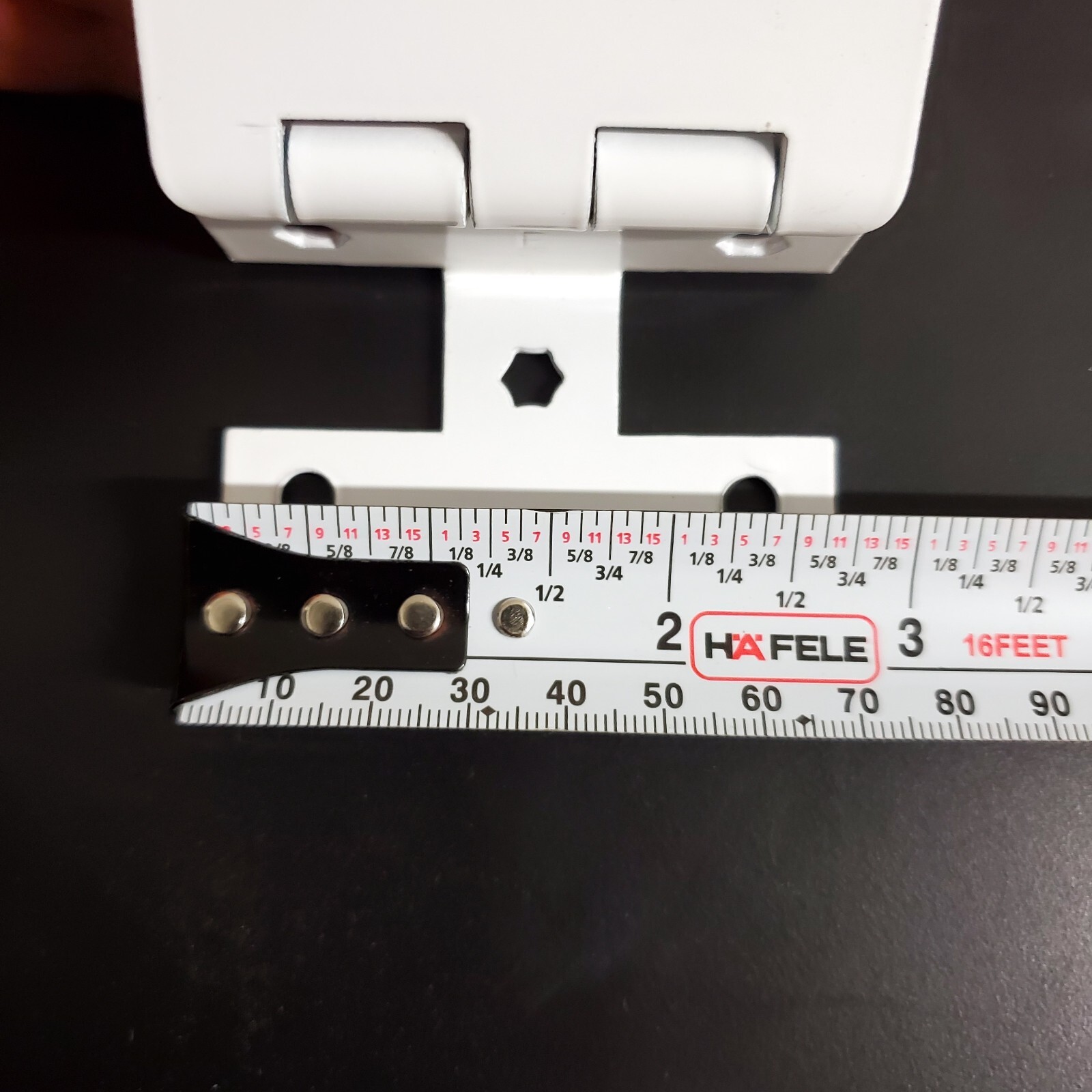 TERRY Hardware Institutional 5-Knuckle 2.75"H Hinge 0.75" Door Thickness White