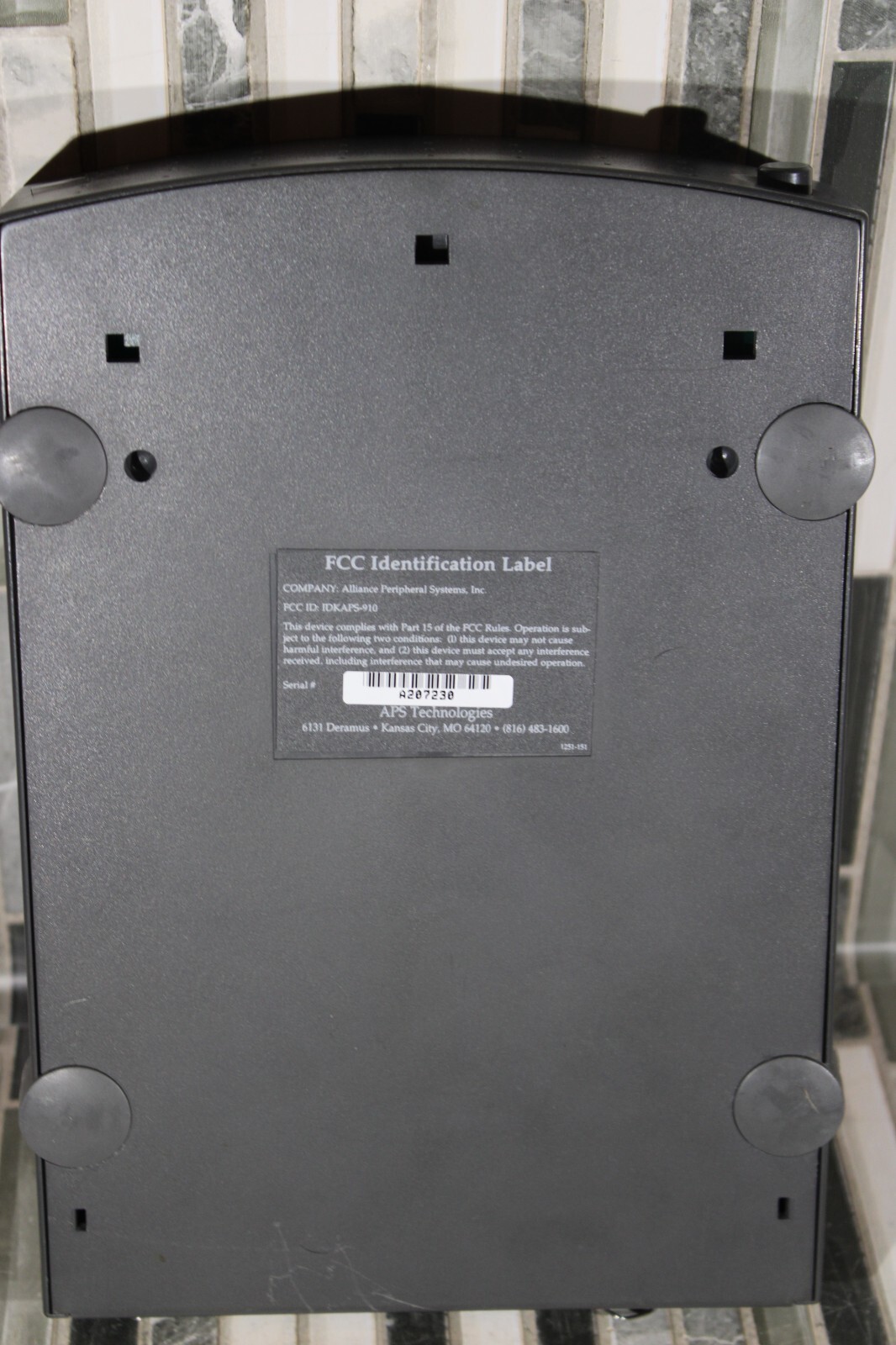 Alliance Peripheral Systems IDKAPS-910 External Parallel Port Drive