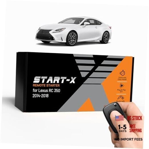 Remote Starter Kit for Lexus RC 350 (2014, 2015, 2016, 2017, 2018) & RC 300