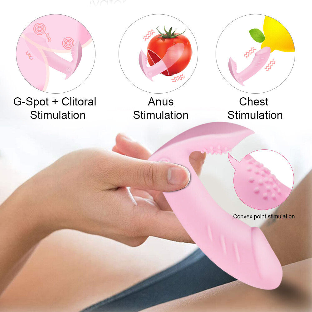 10 Function Vibrating Panties Wireless Remote Control Rechargeable Underwear NEW