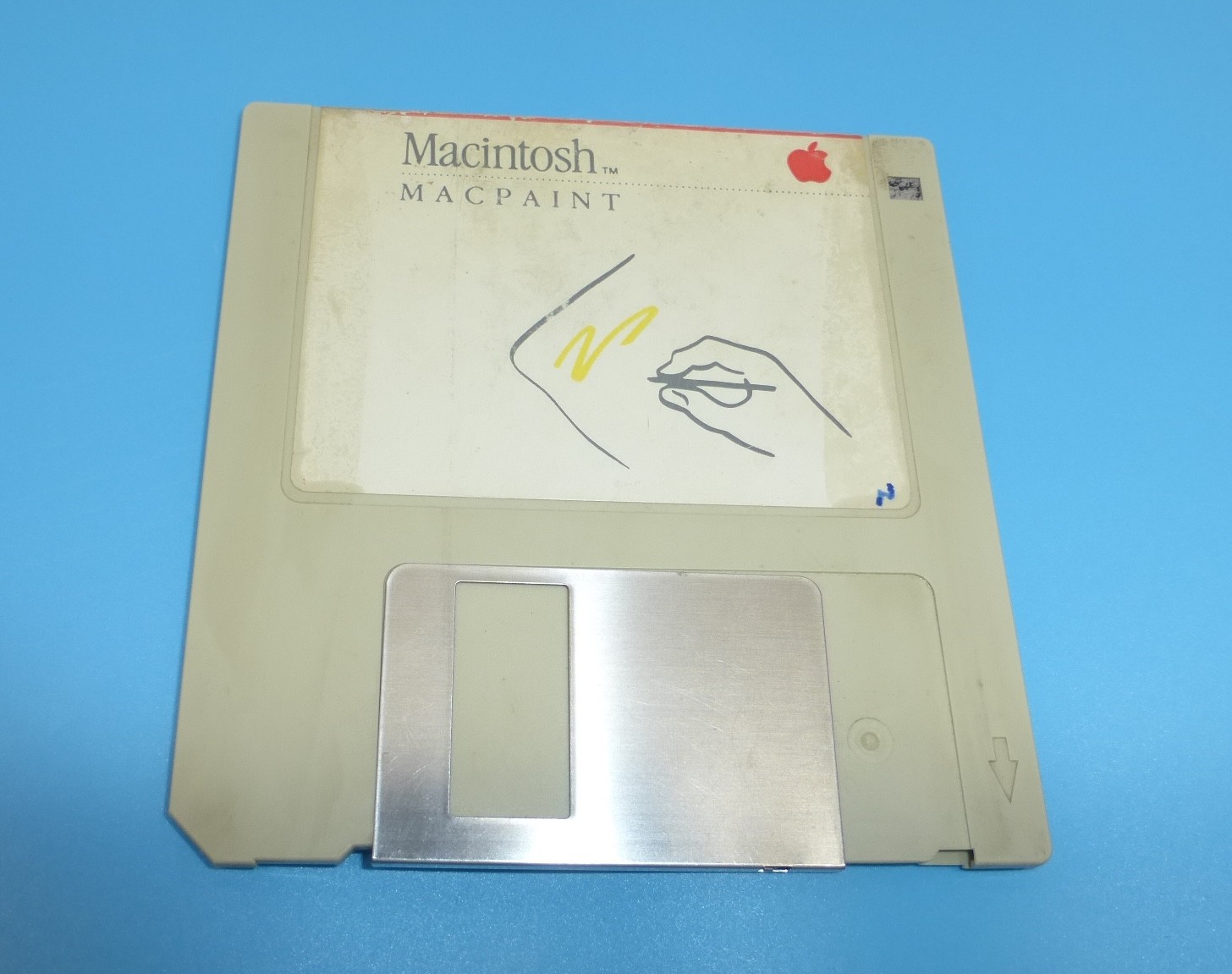 Macintosh MacPaint Apple Mac 1984 Computer Software 3.5" Floppy Disk
