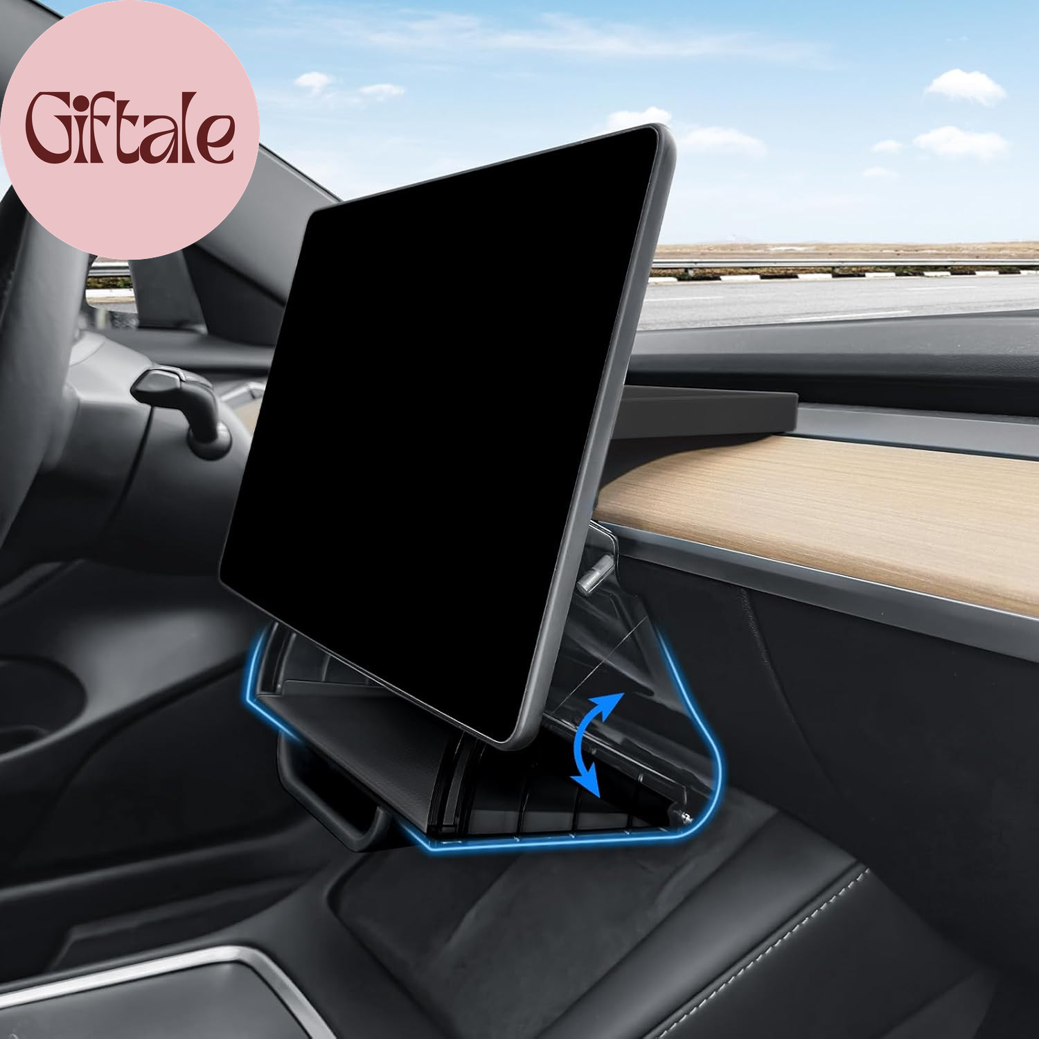 Hidden Under Screen Storage Organizer for Tesla Model 3 Y 2017 2024