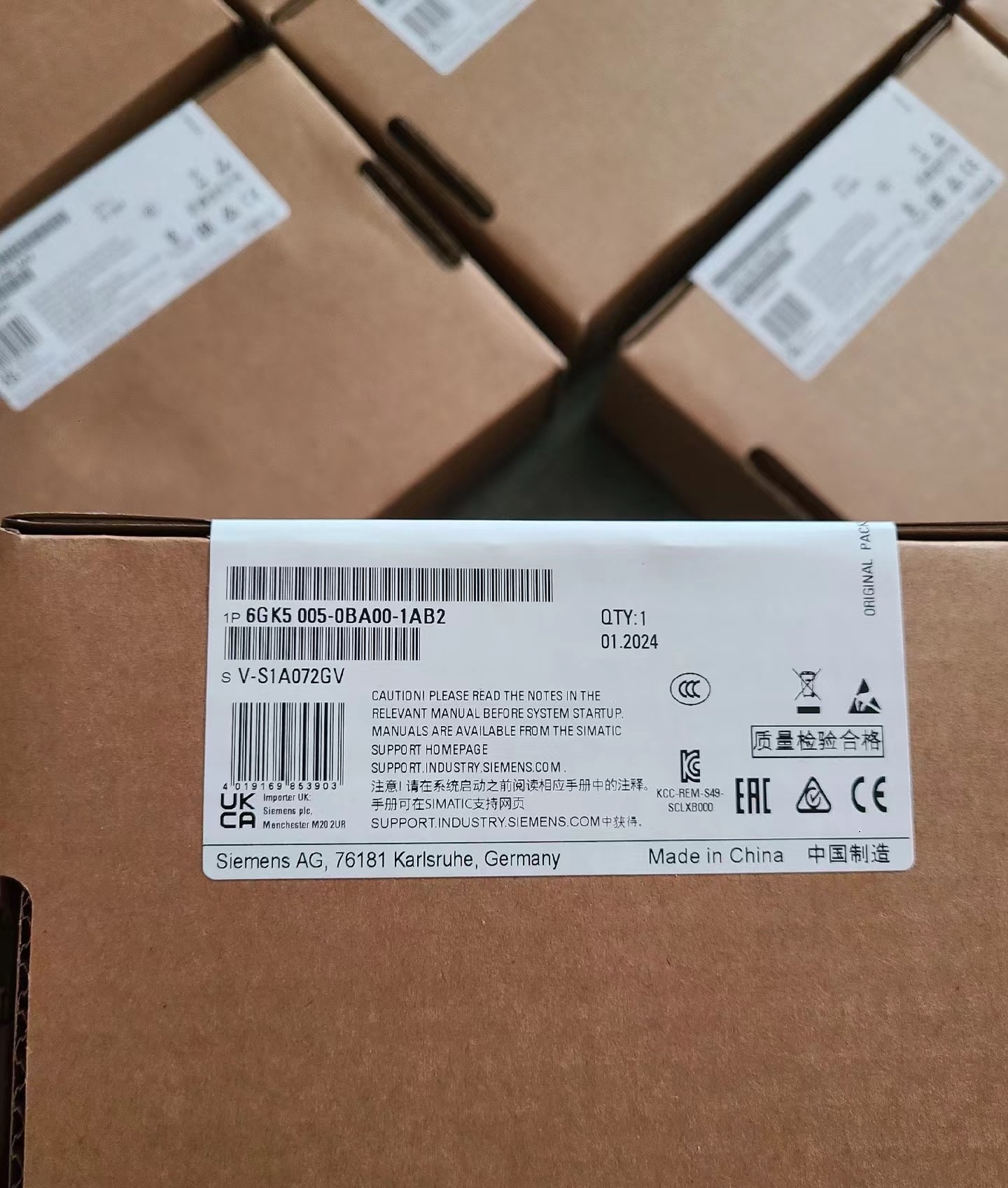 1PCS New Siemens 6GK5 005-0BA00-1AB2 6GK5005-0BA00-1AB2  Fast delivery