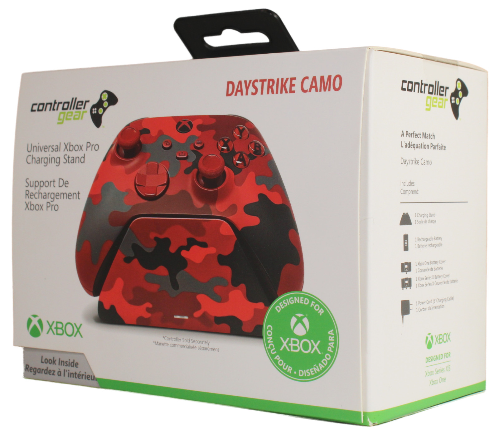 Controller Gear Daystrike Camo Universal Xbox Pro Controller Quick Charge Stand