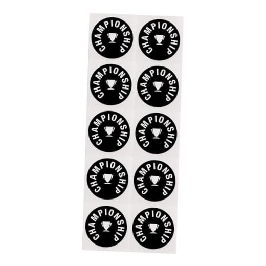 10 pcs Black Championship Billiard Pool Table Spots - 1.1" / 28 mm - Self - Self