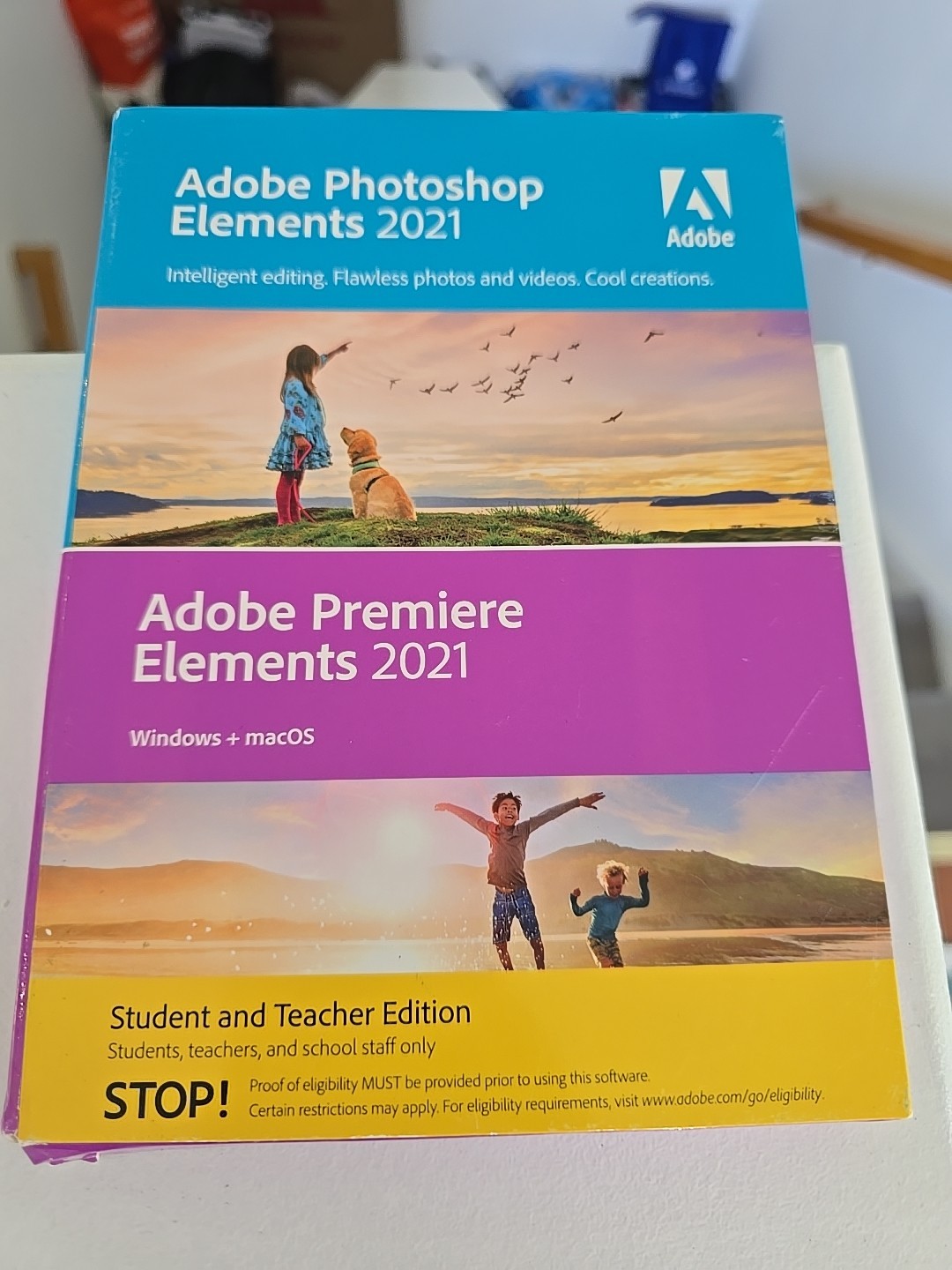 Adobe Photoshop Elements & Premiere Elements 2021 (DVD, Mac/Windows)