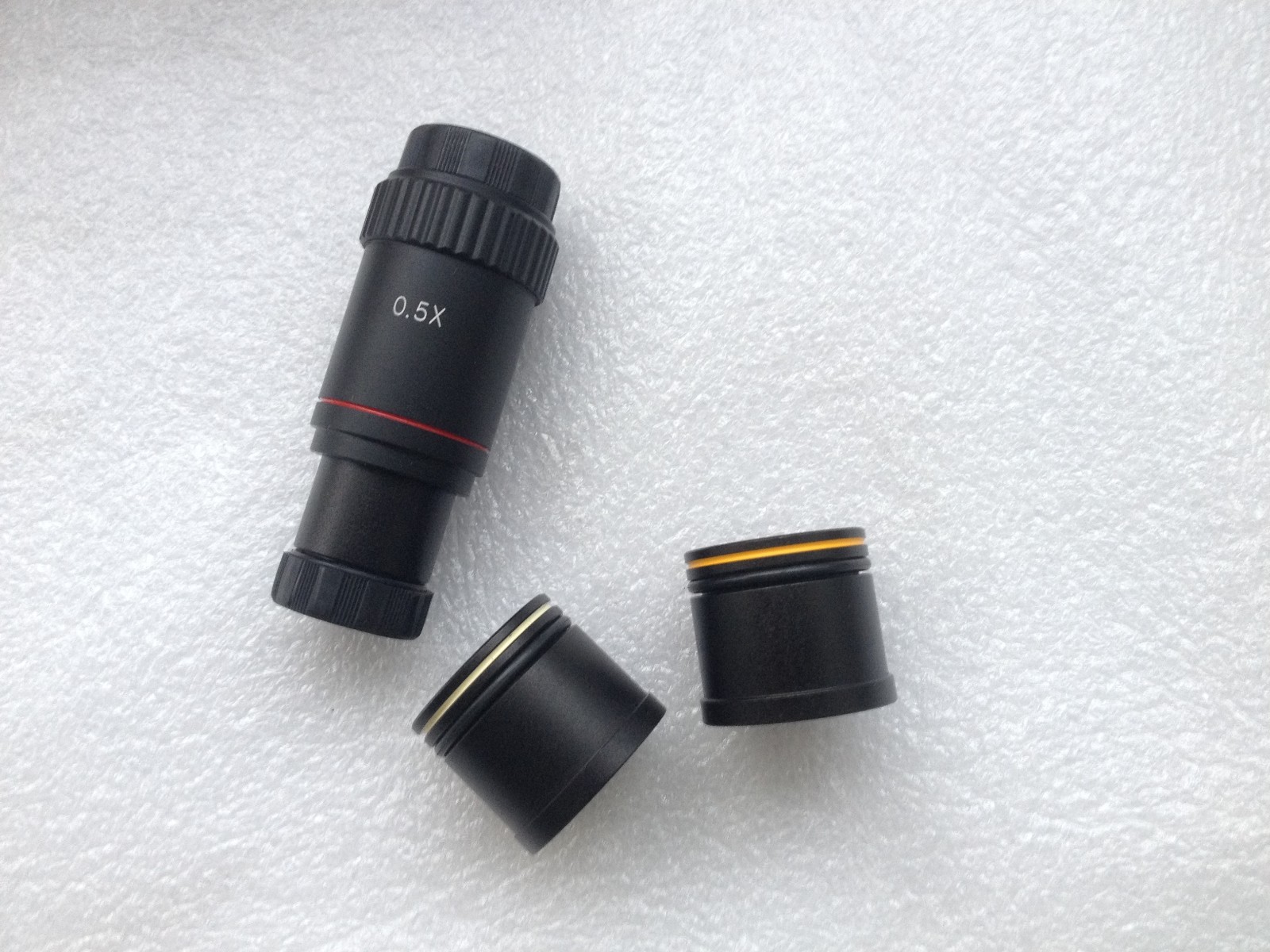Microscope 0.5X C-Mount Adapter Camera Digital Relay Lens 23.2mm 30mm 30.5mm