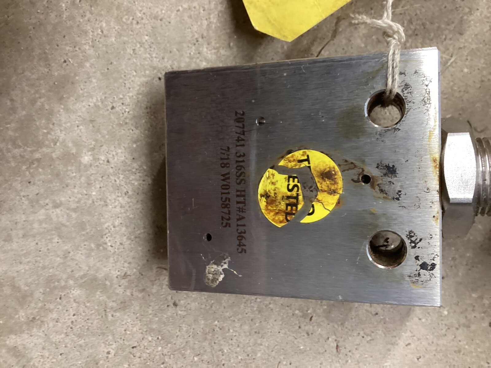 HiP 316SS High Pressure Needle Valve Assembly, 10000 PSI
