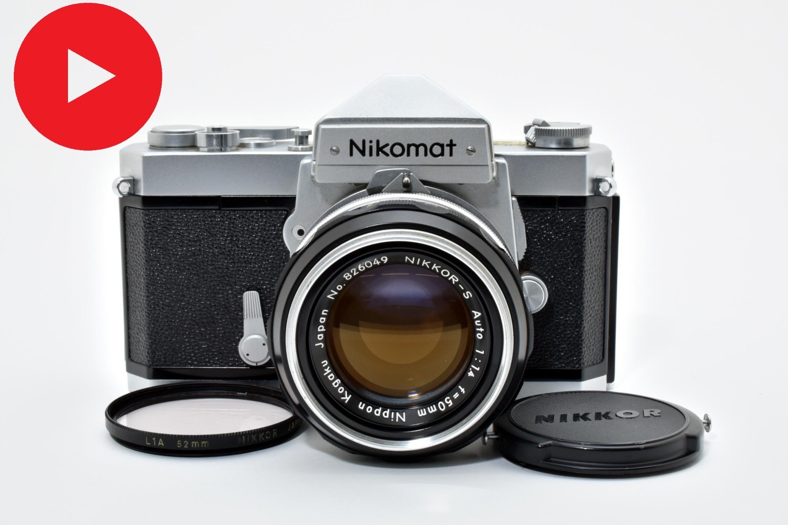 All Works! [N MINT] Nikon Nikomat FTN SLR 35mm Film Camera Nikkor 50mm F/2 JAPAN