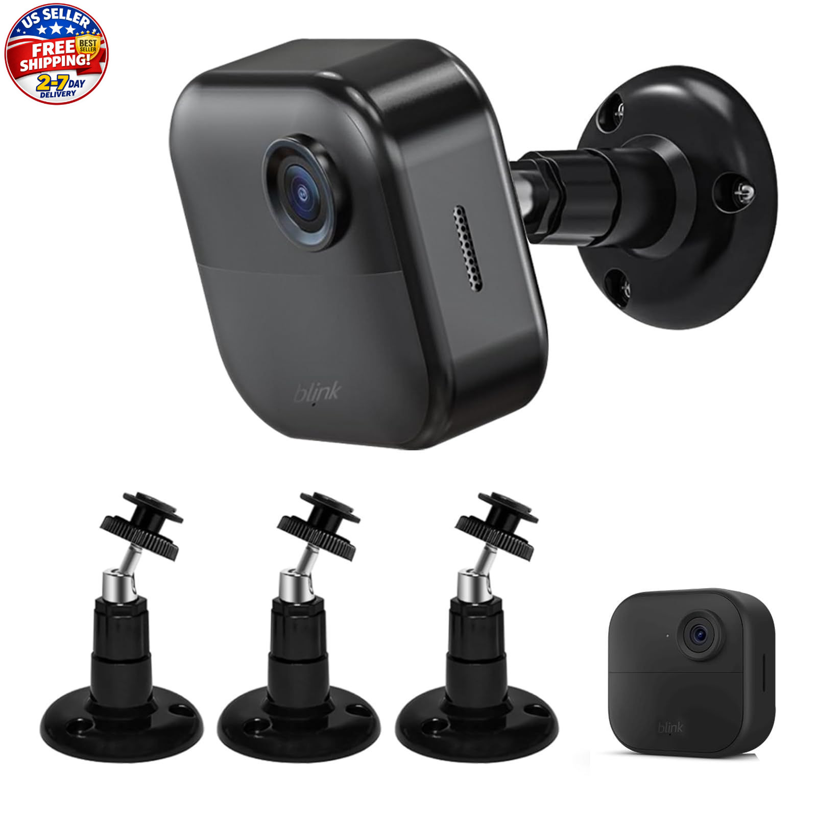Blink Outdoor Camera Mount, 360 Degree Adjustable Indoor/Outdoor Wall Mount Brac