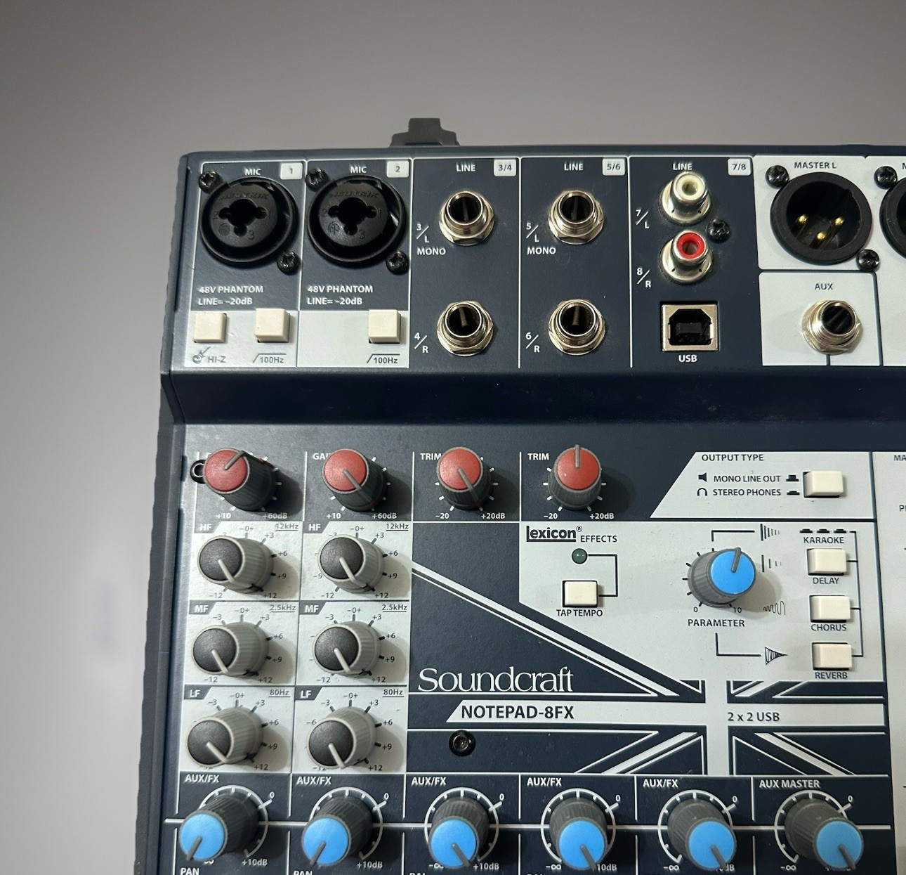 Soundcraft ‎Notepad-8FX Analog Mixer USBx2 Podcast