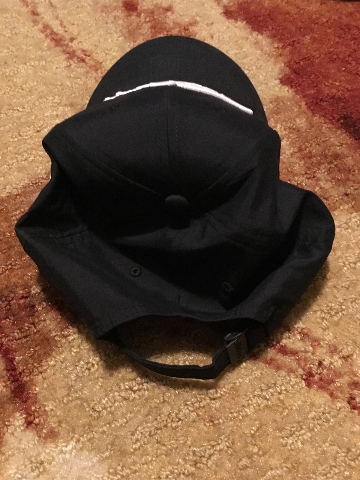 Titleist Strapback Adjustable Strap Hat Golf Black Centennial Bank Russellville