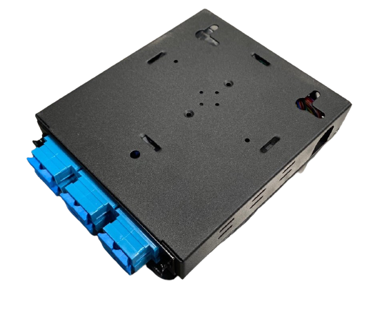 Fiber Optic 12 Port Wall Mount Panel Enclosure, Singlemode SC 12 Strand Pigtail
