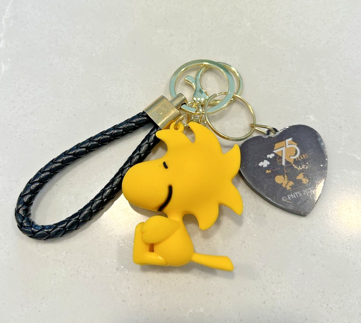 NEW Gong Cha x Peanuts Woodstock Keychain 75th Anniversary Limited Edition 2025