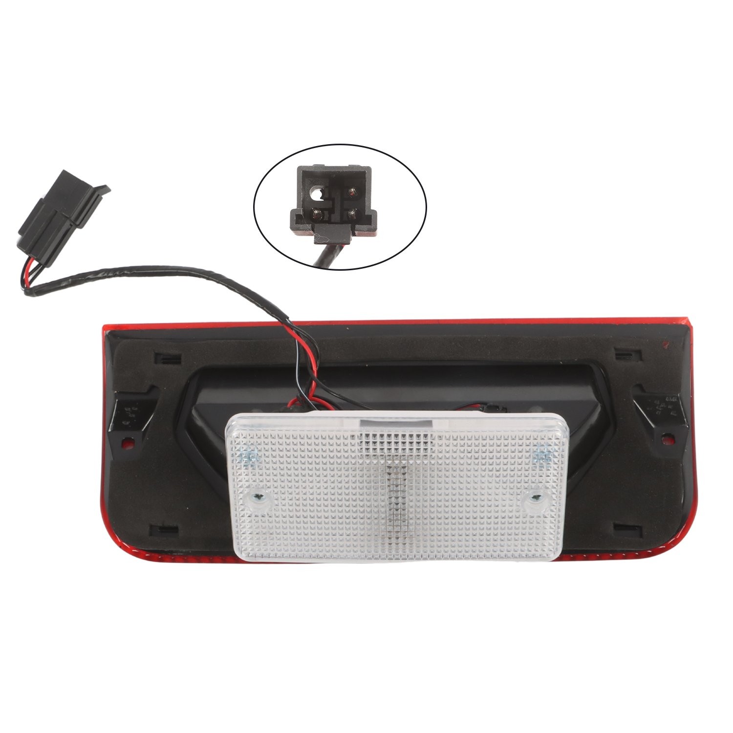 For Ford E150 E350 E250 Econoline Rear Roof Mounted Third Brake Light Assembly