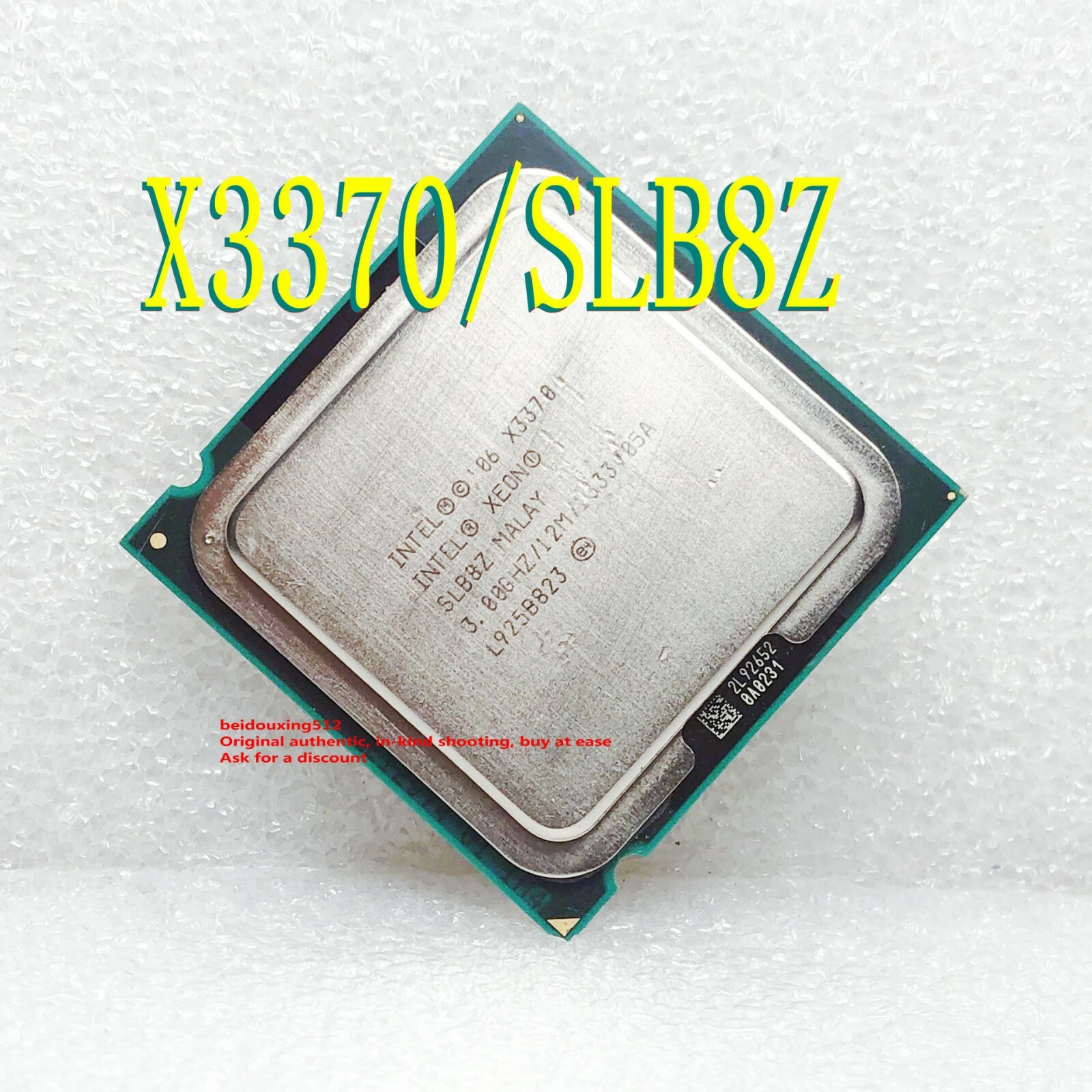 Intel Xeon X3370 (SLB8Z)3.0GHz Quad-Core 12M 1333 MHz LGA775   Processor