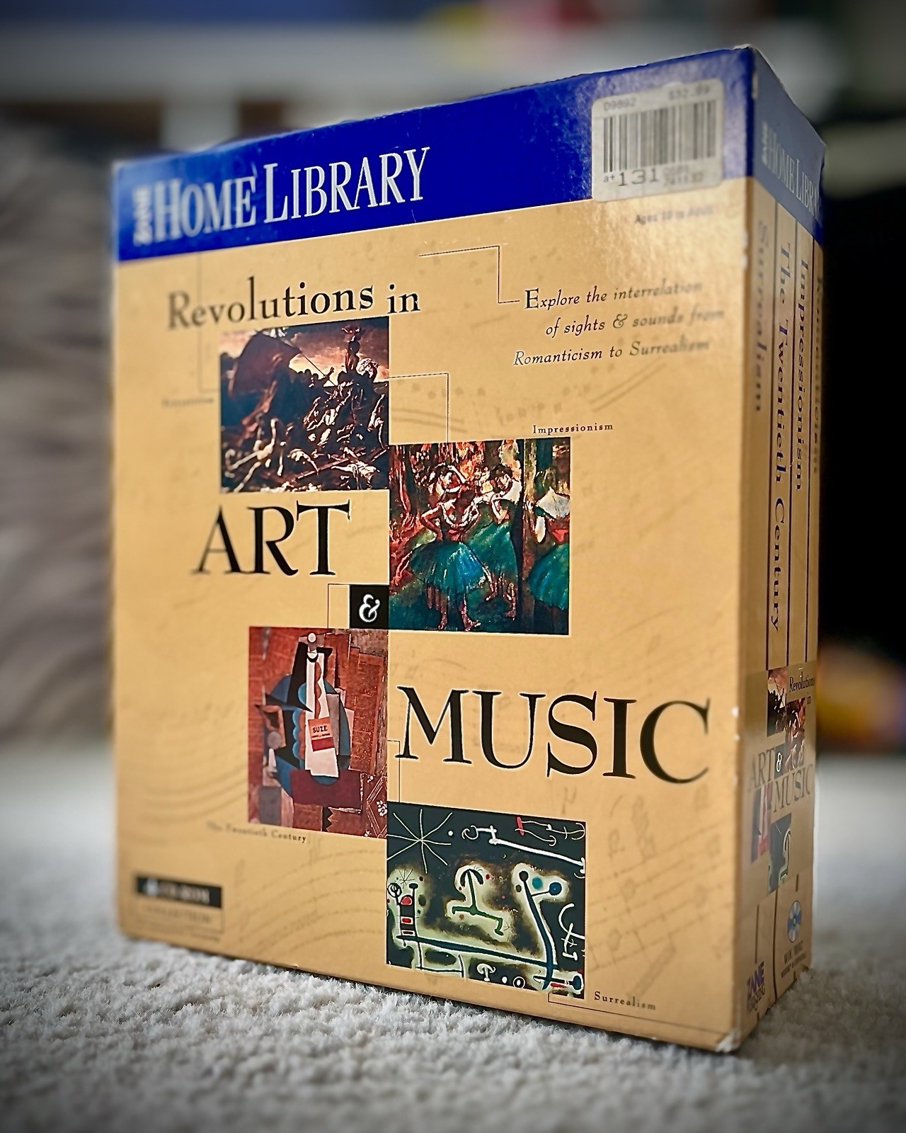 Revolutions Art & Music Zane Home Library PC MAC Vintage Software Bog Box Sealed