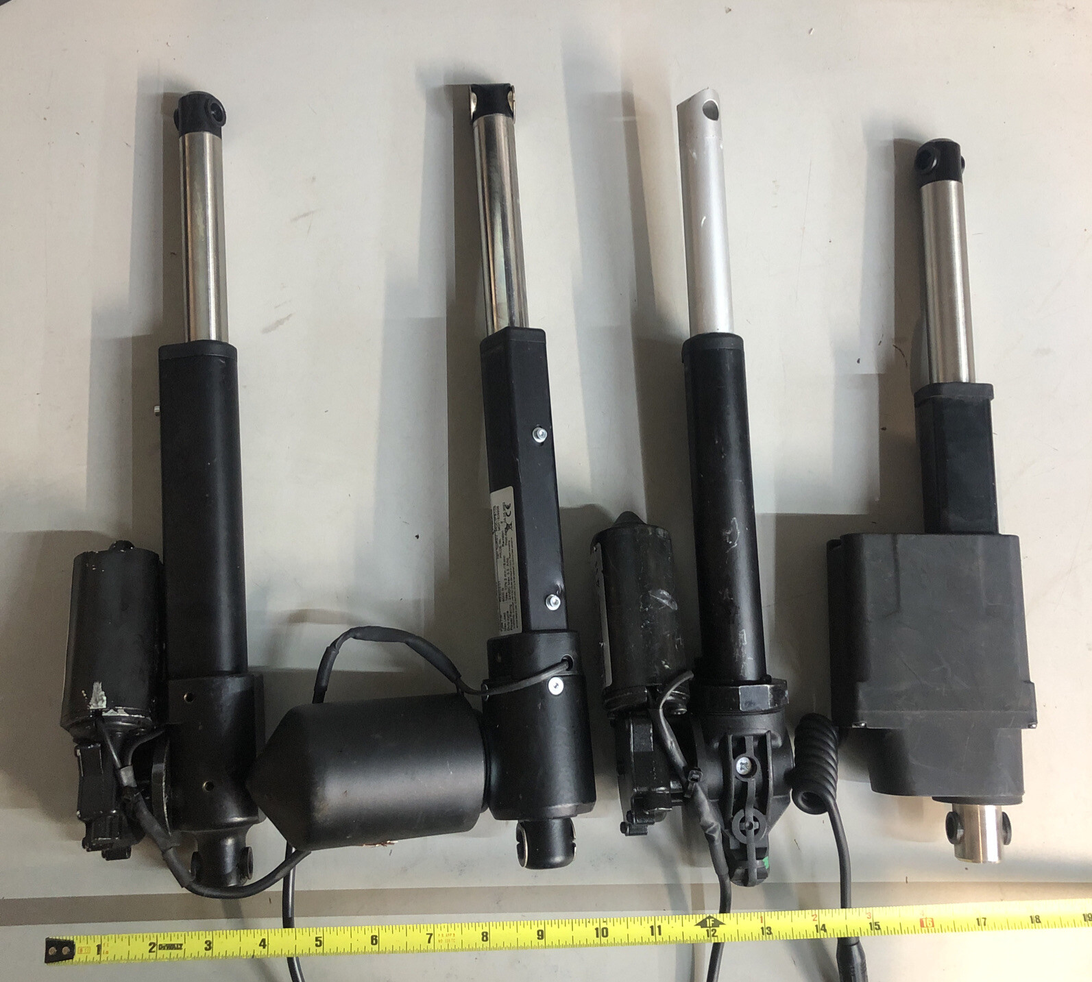 LOT OF electric linear actuator 12V 24v DC 2"- 4" stroke solar Robotics Rc Robot