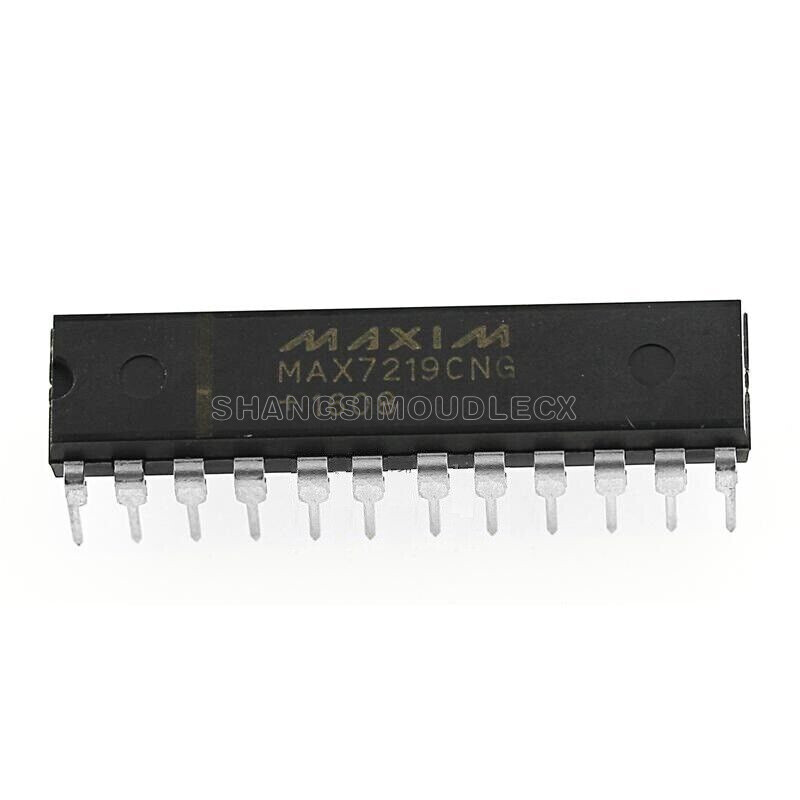 5PCS IC MAX7219CNG Max7219 IC DRIVER LED DISPLAY 8DGT 24-DIP NEW