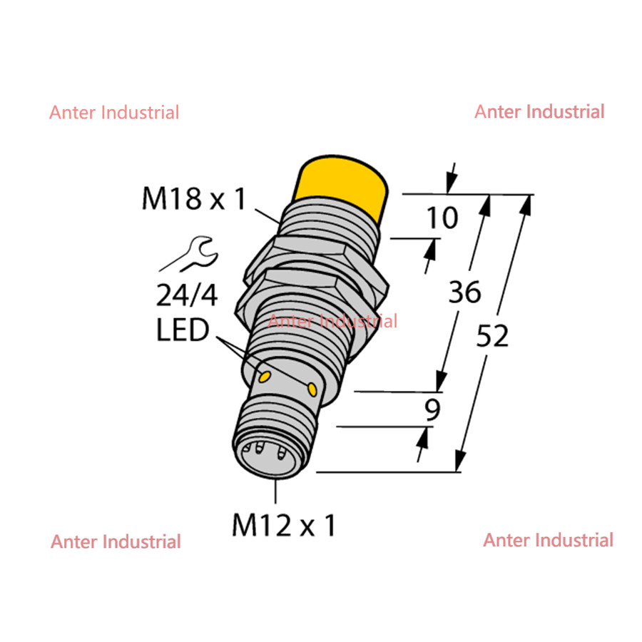 New TURCK NI14-M18-AP6X-H1141 4611400 Inductive sensor #AT
