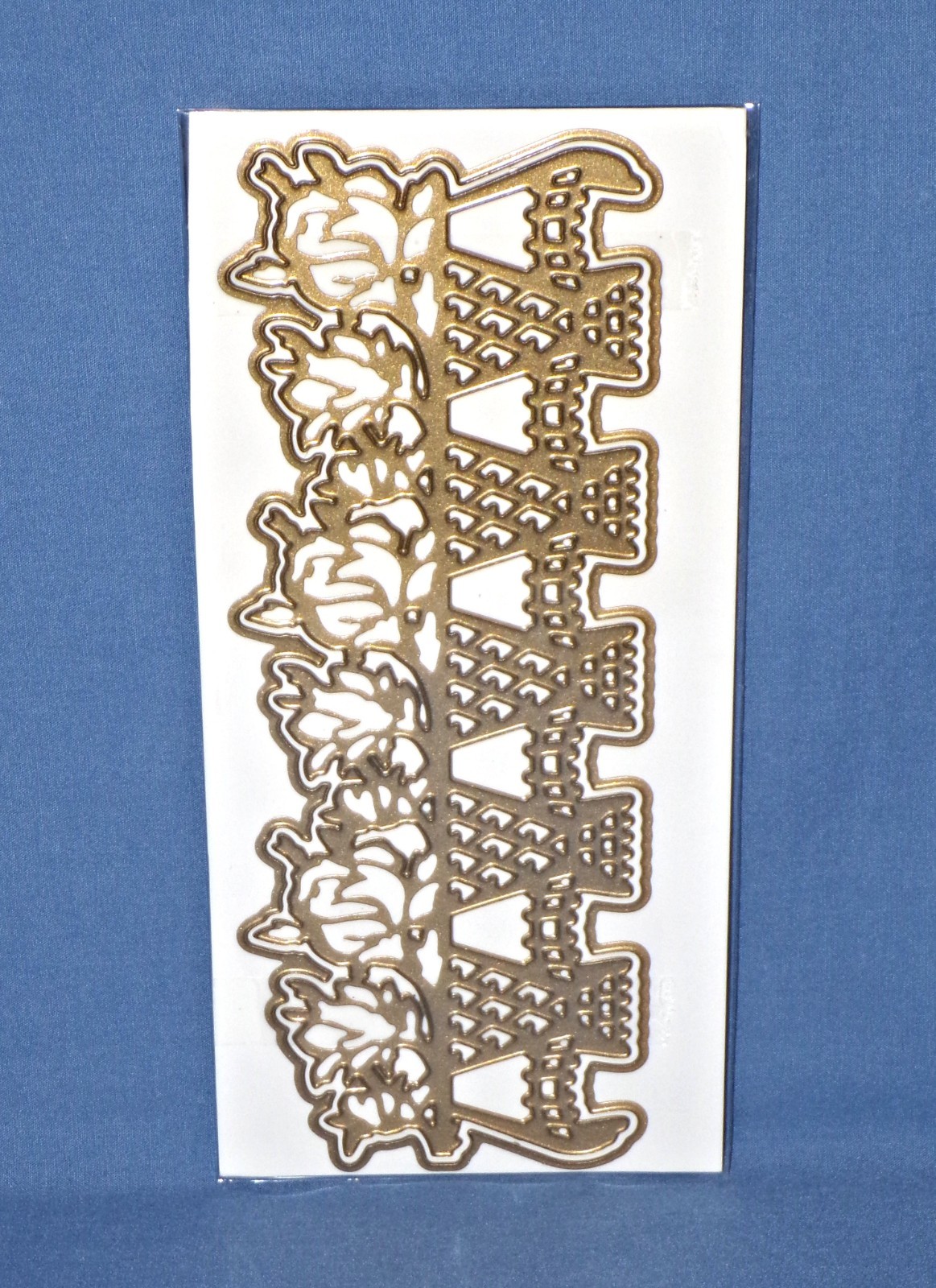 Anna Griffin Lace Border Die Flower & Pot Design HTF Single Die All New FreeShip