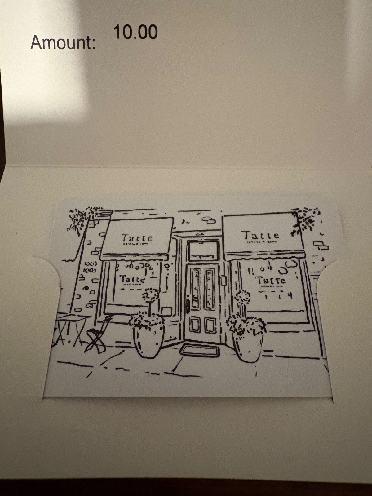 Tatte Bakery Gift Card $10