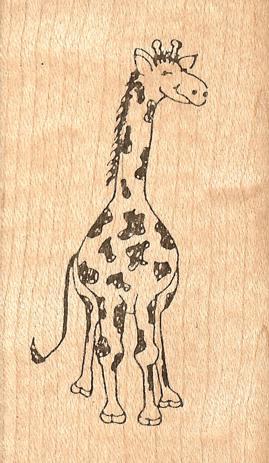Tall African Giraffe, Wood Mounted Rubber Stamp JUDIKINS - New, 1135E