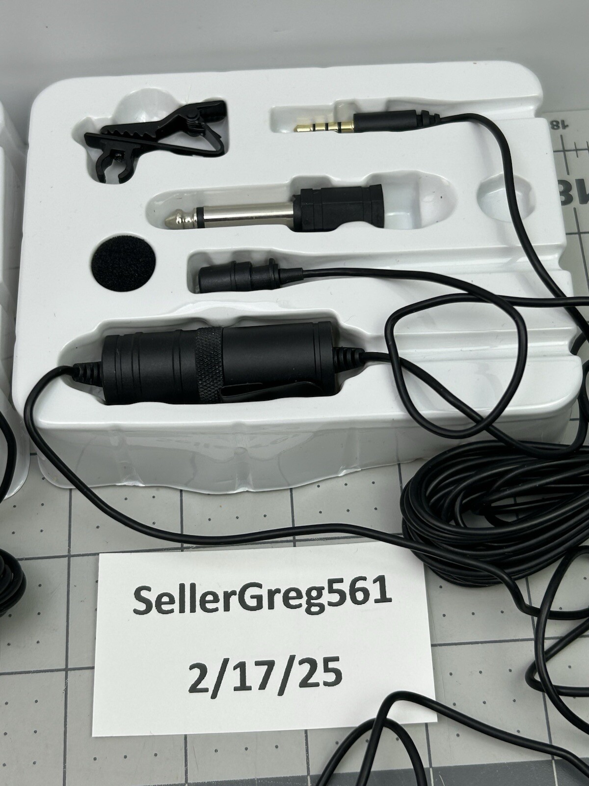 Movo Lavalier Microphone LV1 - 2 PACK