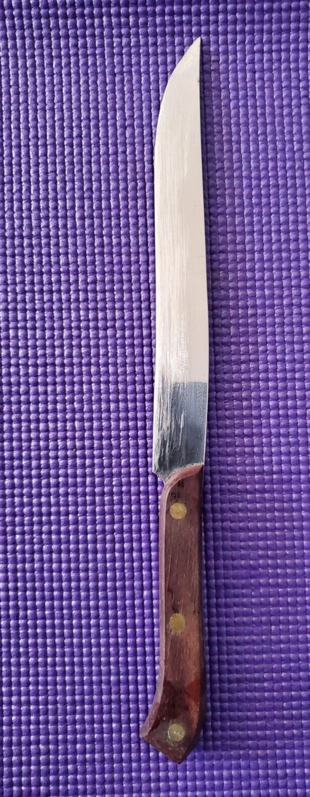 Vintage AUGUST KULLENBERG SOLINGEN GERMANY KNIFE 7 3/4" BLADE 13" OVERALL LENGTH