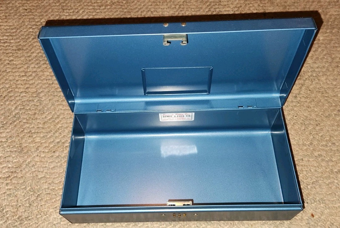 VTG Seasmee Policy Bemis & Call Co 3 Code Combination Lock Box John Hancock Ins